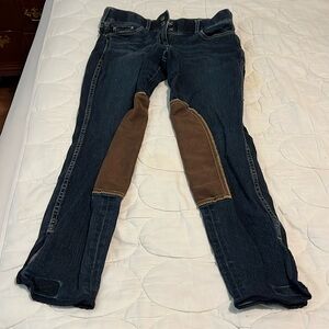 Denim riding breech